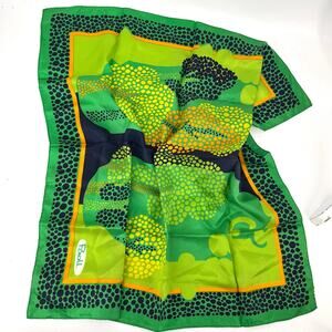 Paoli Green‎ Vintage Square Scarf  Geometric dots (27.5 x 27.5)
